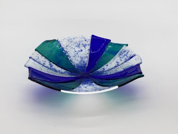 Fused glass bowl by Glass Art by Betty