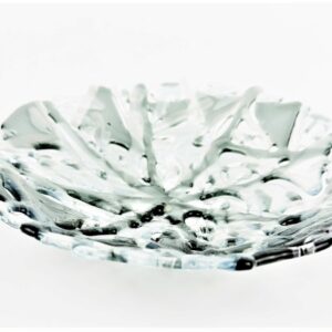 Gray glass bowl by Betty