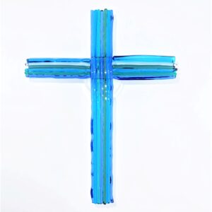 Glass cross by Glass Art by Betty